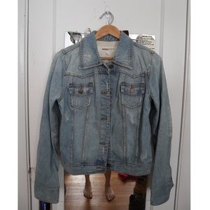 Distressed Jean jacket